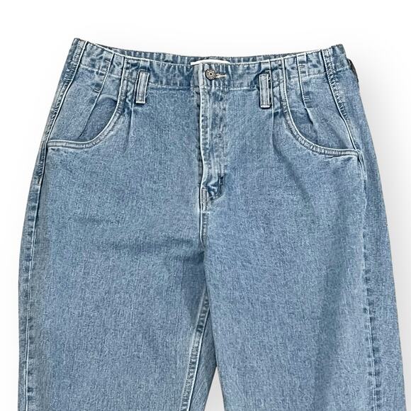 Vervet Emma Mom Jeans Womens 30 Flying Monkey High Rise Distress Pleated Tapered - Picture 4 of 9